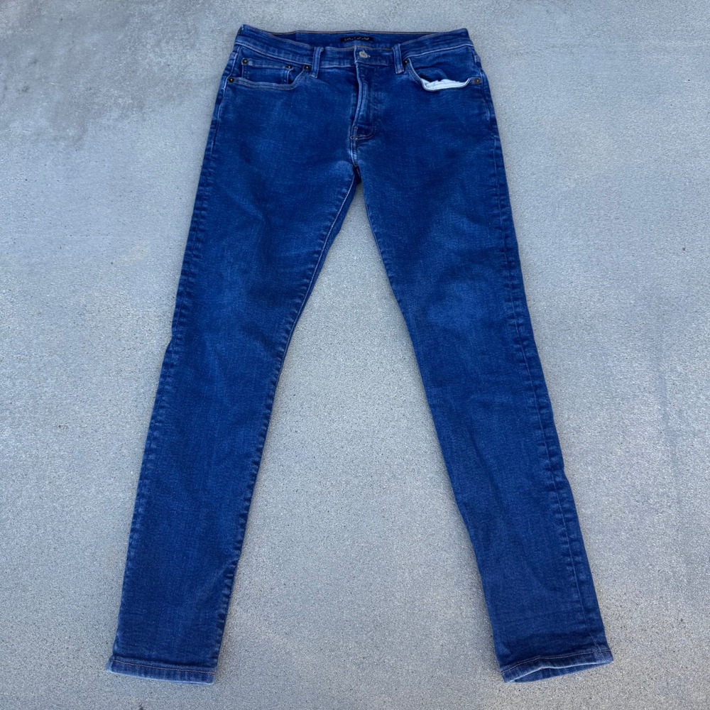 Lucky Brand Men Blue Denim Jeans Dark Wash Stretch 30x32